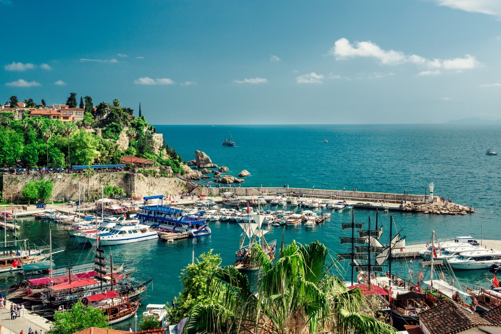 Le port d'Antalya (Turquie)