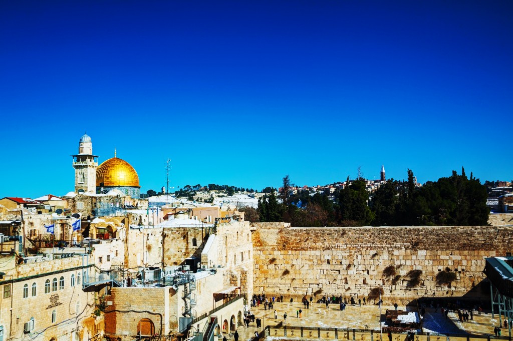 Le mur des lamentations, Jerusalem