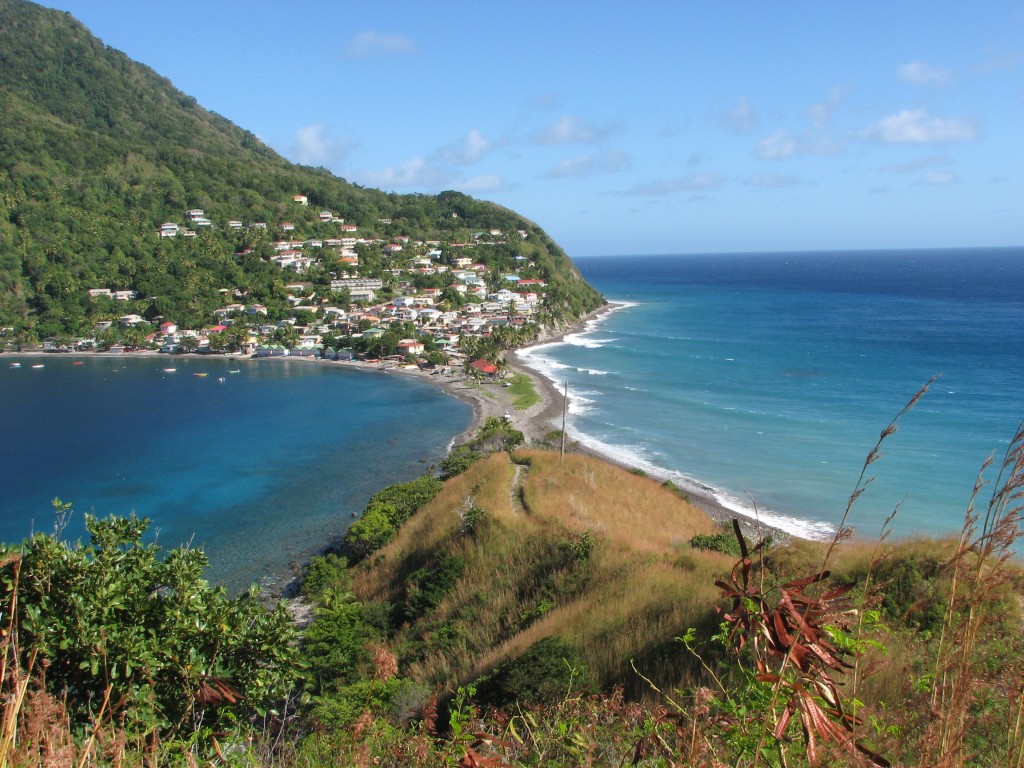 La plage Simetrical, La Dominique