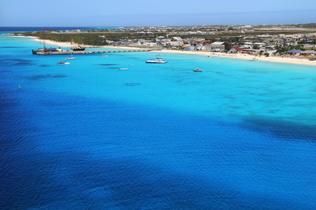 Vue sur Grand Turk, Iles Turks et Caicos