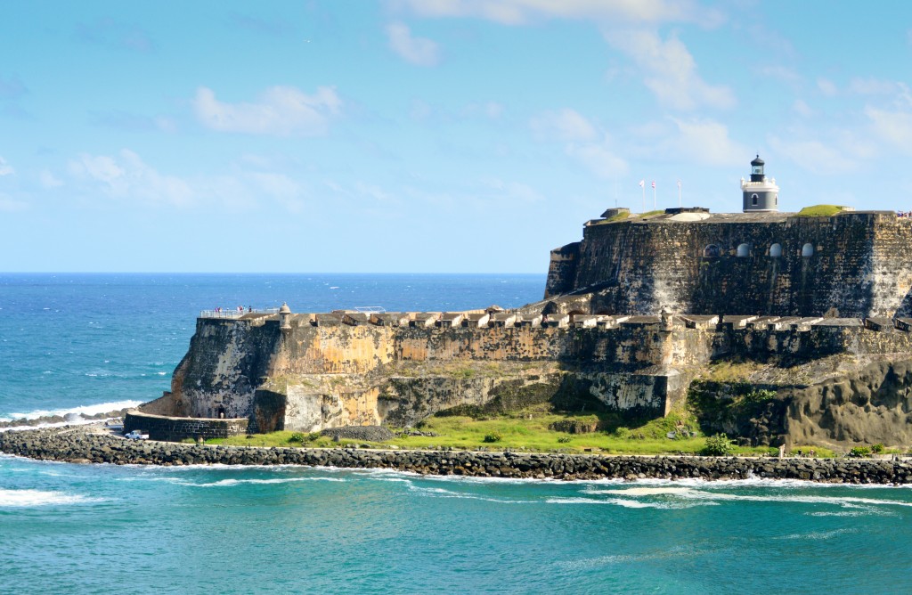 Le fort El Morro a San Juan construit au 16eme siecle par les Espagnols